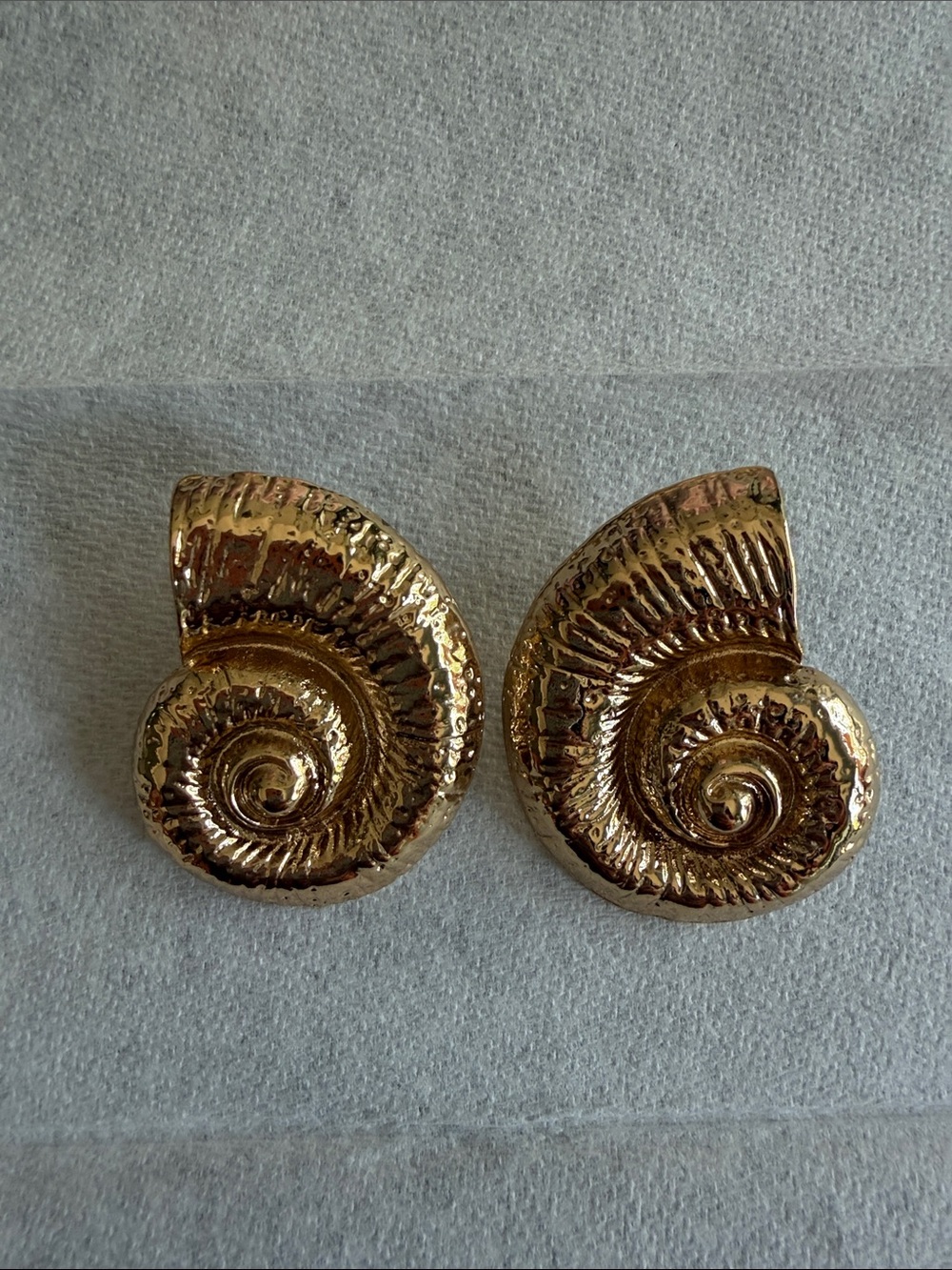 REVOLVE Gold Nautilus Shell Earrings